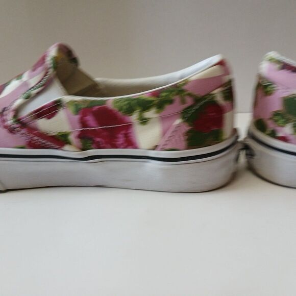 Vans Classic Slip-on Romantic Floral Canvas Pink  Shoes  Womens 7-Mens 5.5 - Picture 5 of 16